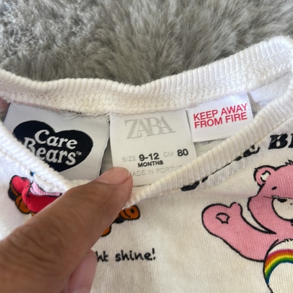 Zara Care Bears Shirt Sz 9-12M Roller Skating - Picture 2 of 5